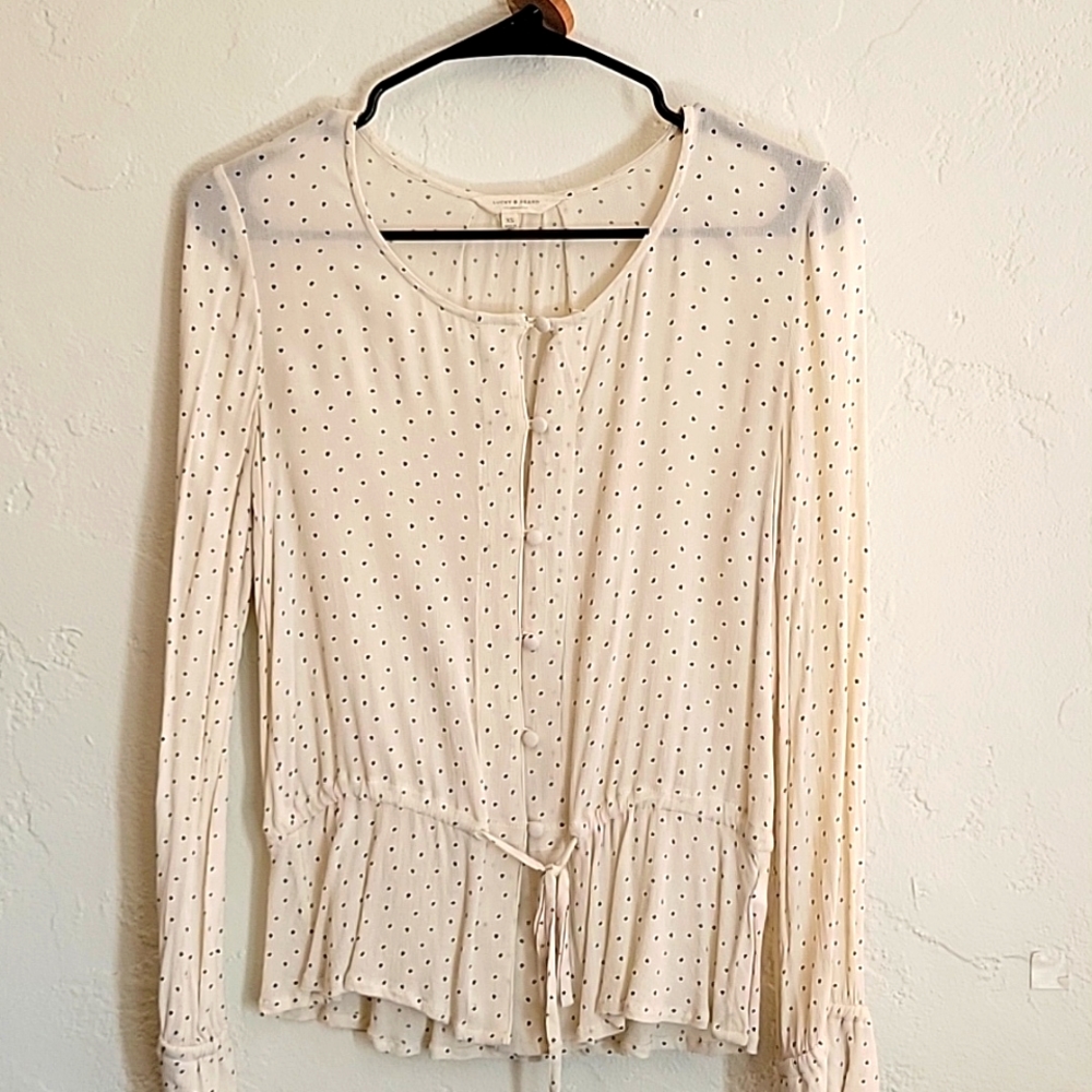Women's lucky brand blouse Sz xs
